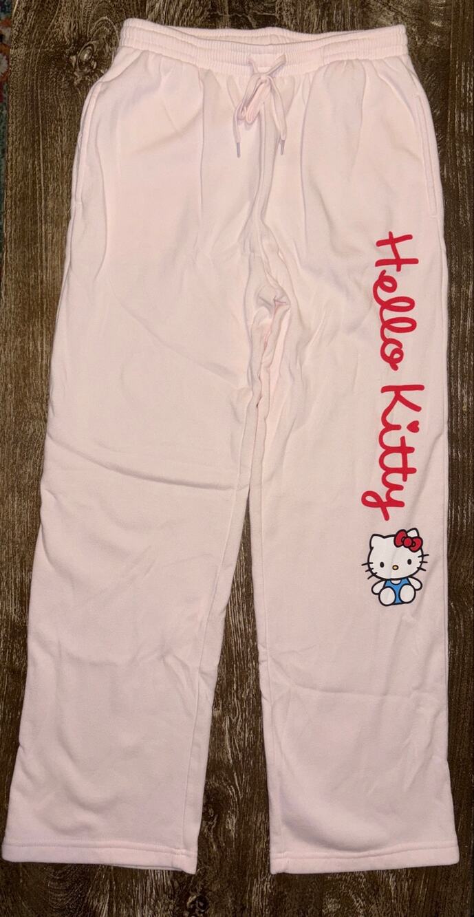 Hello Kitty Fleece Sweatpants L